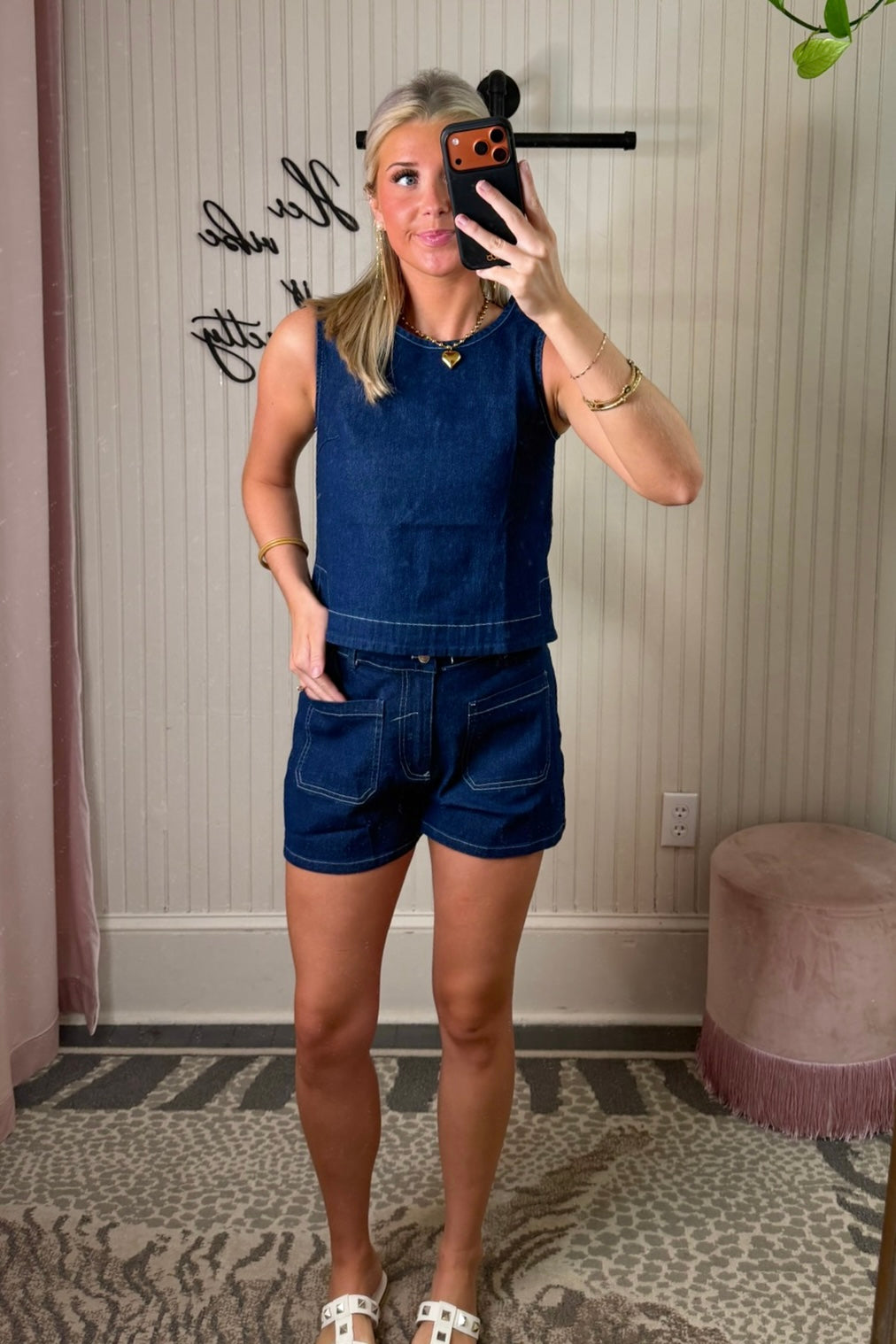 Sweetheart Denim Set