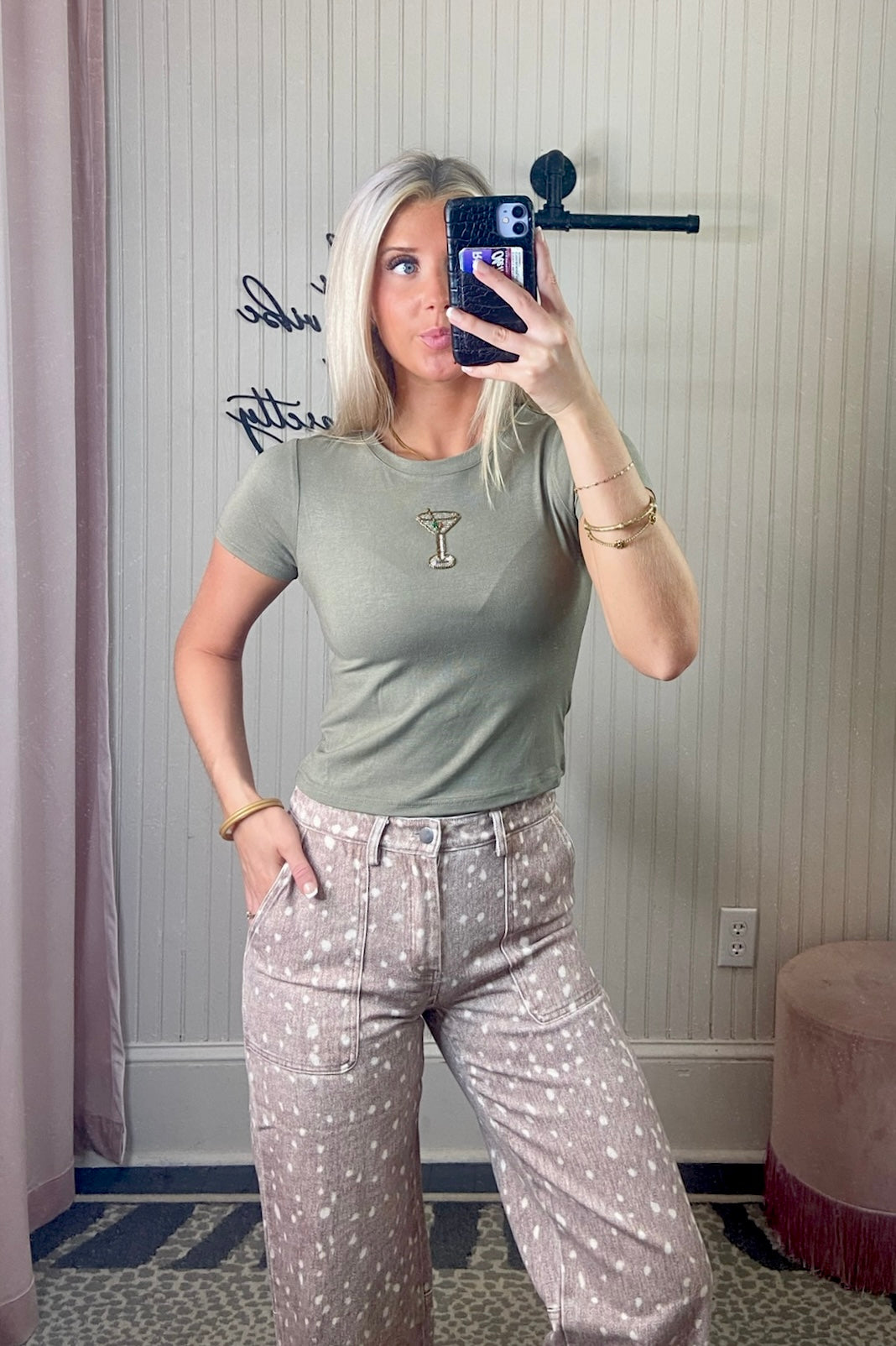 Fawn Twill Denim Pant
