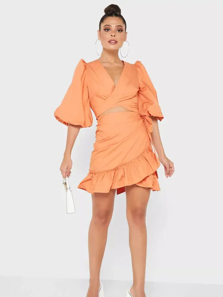 Jacinta Wrap Mini Skirt