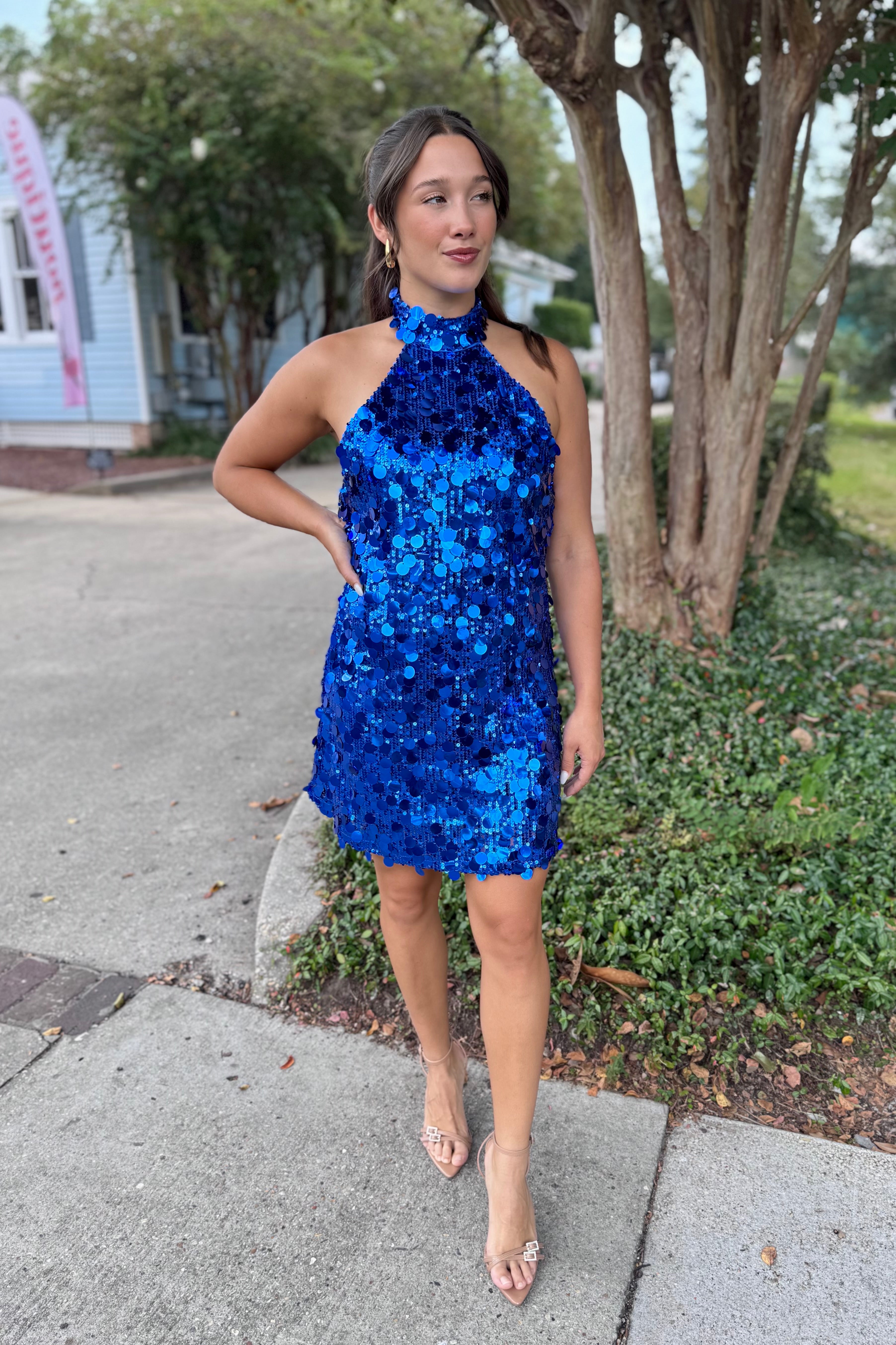 lac bleu sequin dress AMAZING sequin mini dress by lac bleu. when you rub