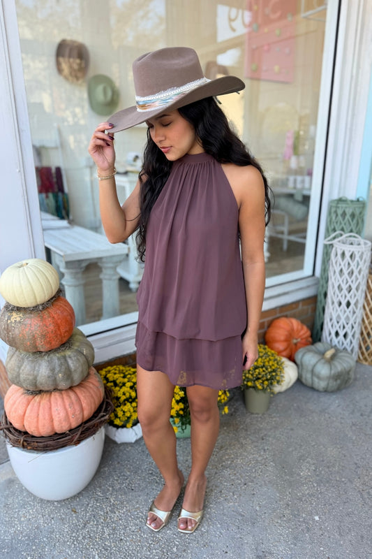 Chiffon Mini Dress