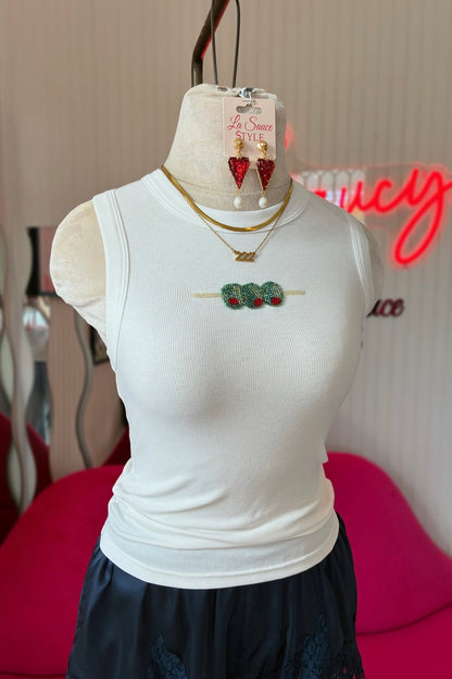 Olive Tank Top