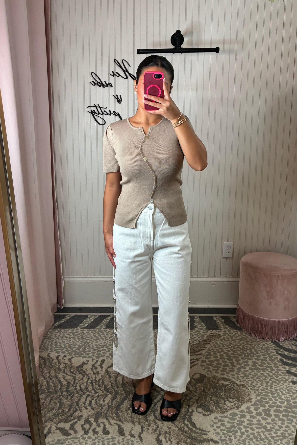Pearl Trim Jean