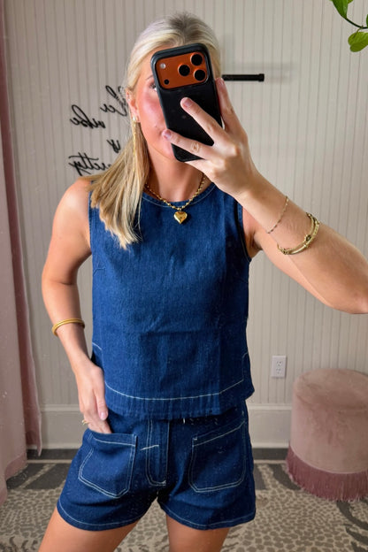 Sweetheart Denim Set