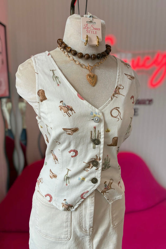Western Vest Top
