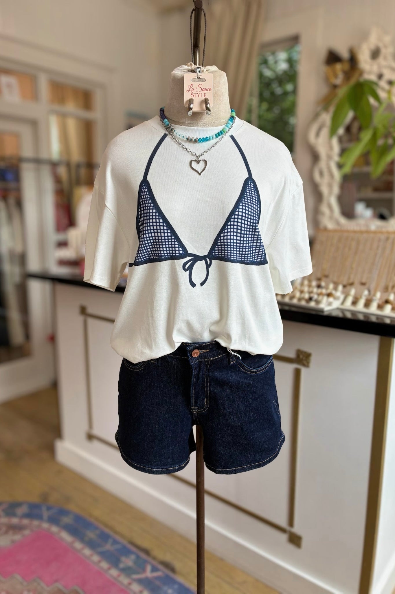 Saintly Denim Short