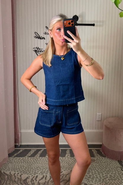 Sweetheart Denim Set