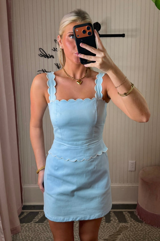Scallop Dress