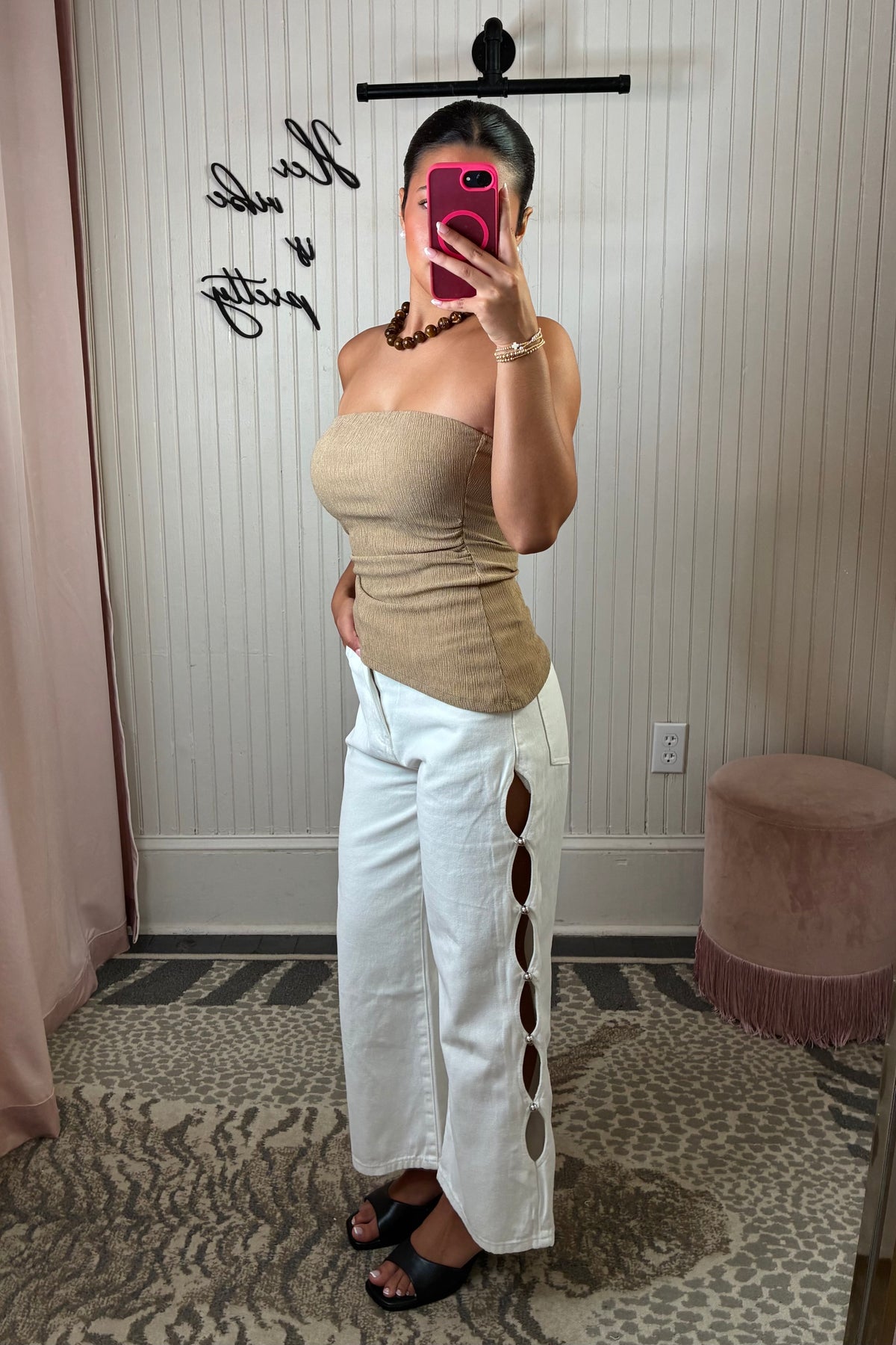 Pearl Trim Jean