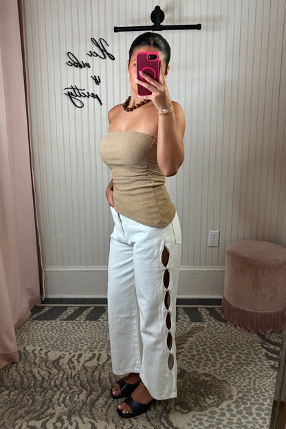 Pearl Trim Jean