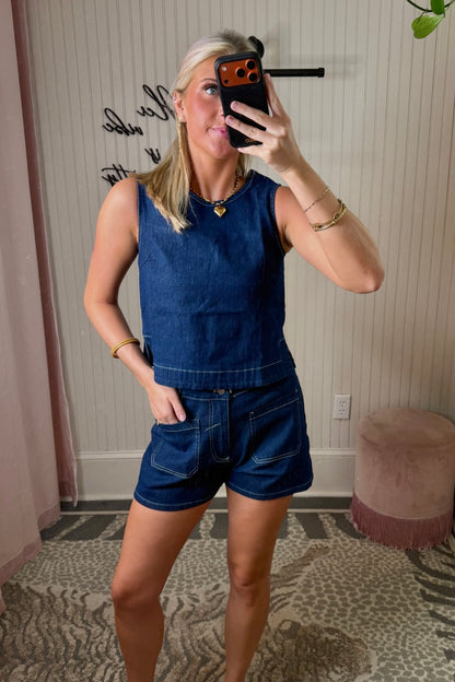 Sweetheart Denim Set