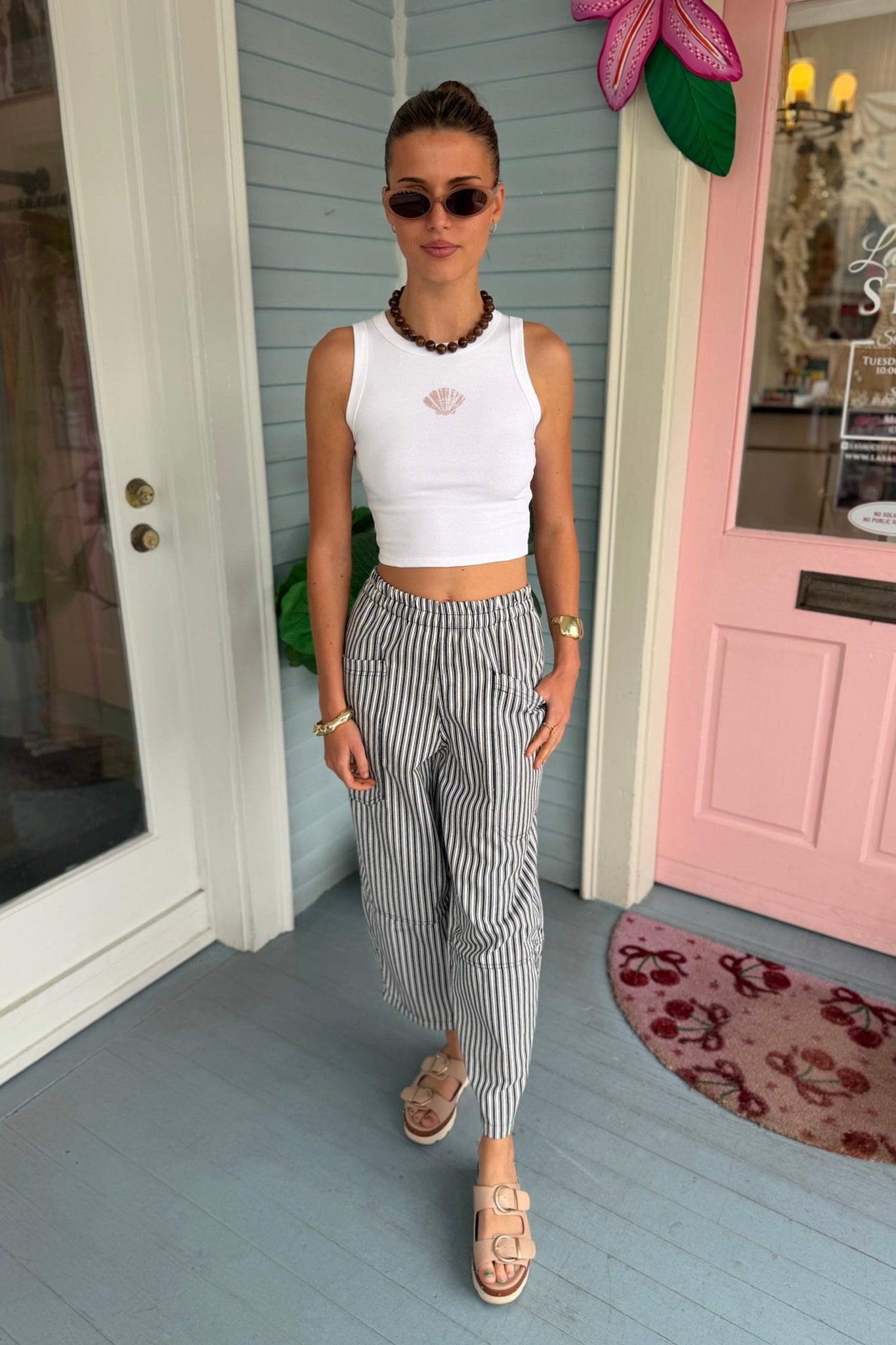 Dark Stripe Pant
