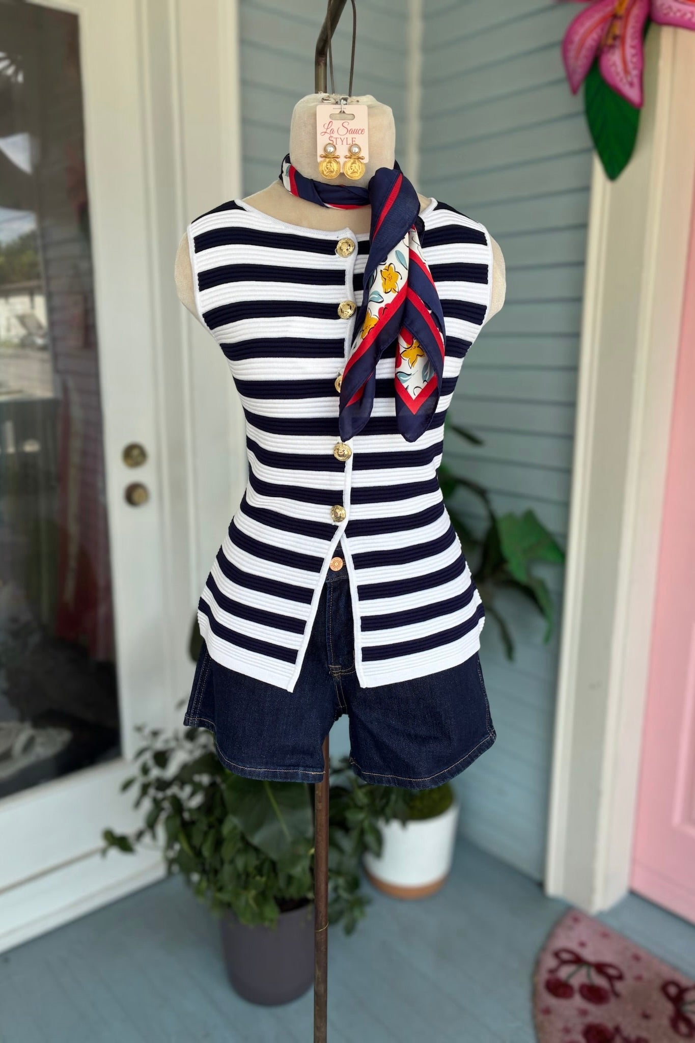 Saintly Denim Short