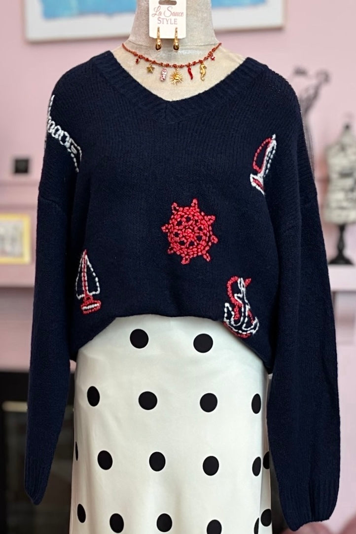 Nautical Sweater ￼