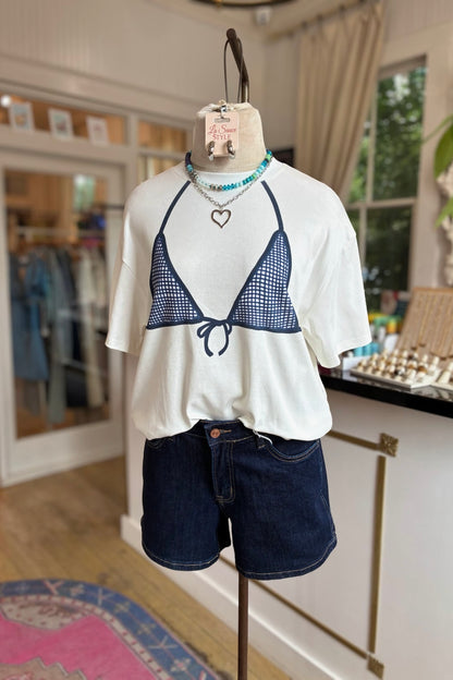 Saintly Denim Short