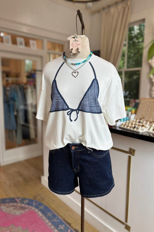 Saintly Denim Short