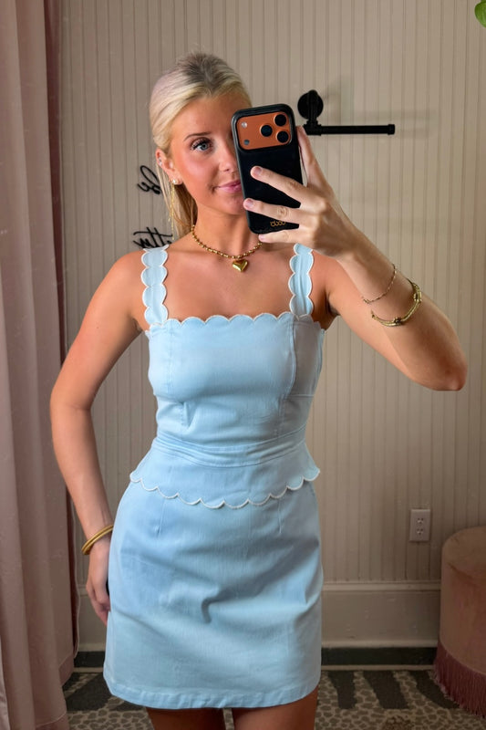 Scallop Dress