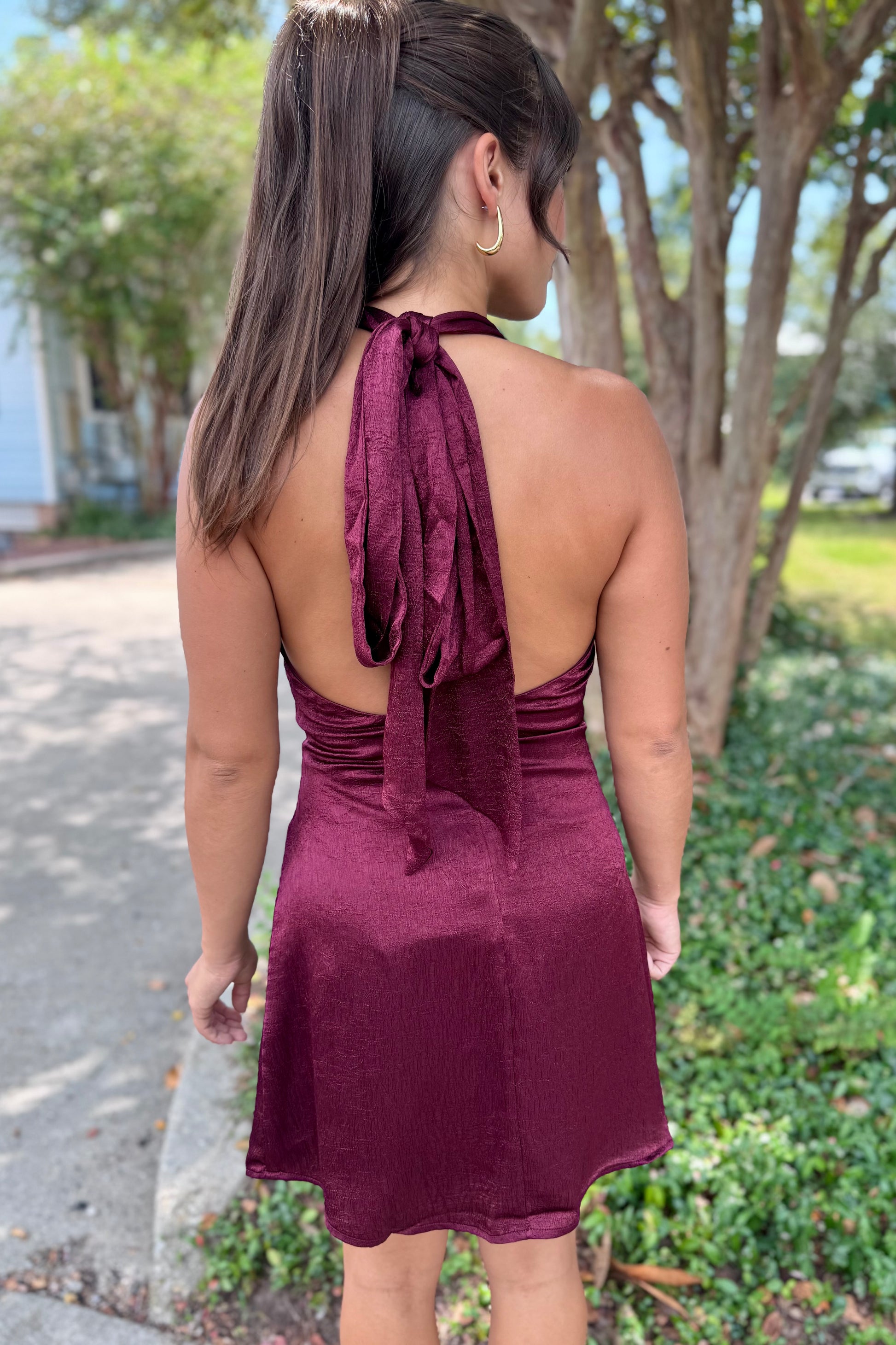 Merlot Dress - Burgundy / L Merlot Dress - Burgundy / L