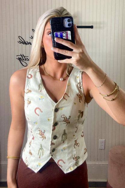 Western Vest Top