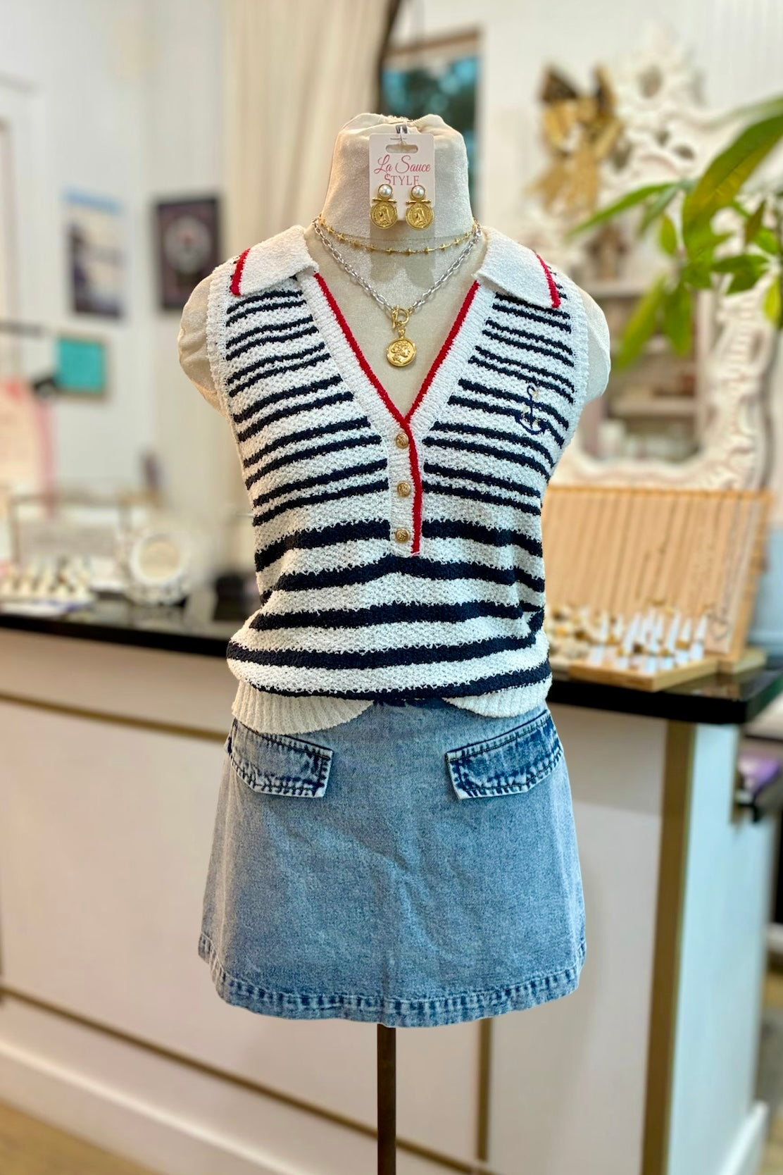 Daisy Denim Skirt