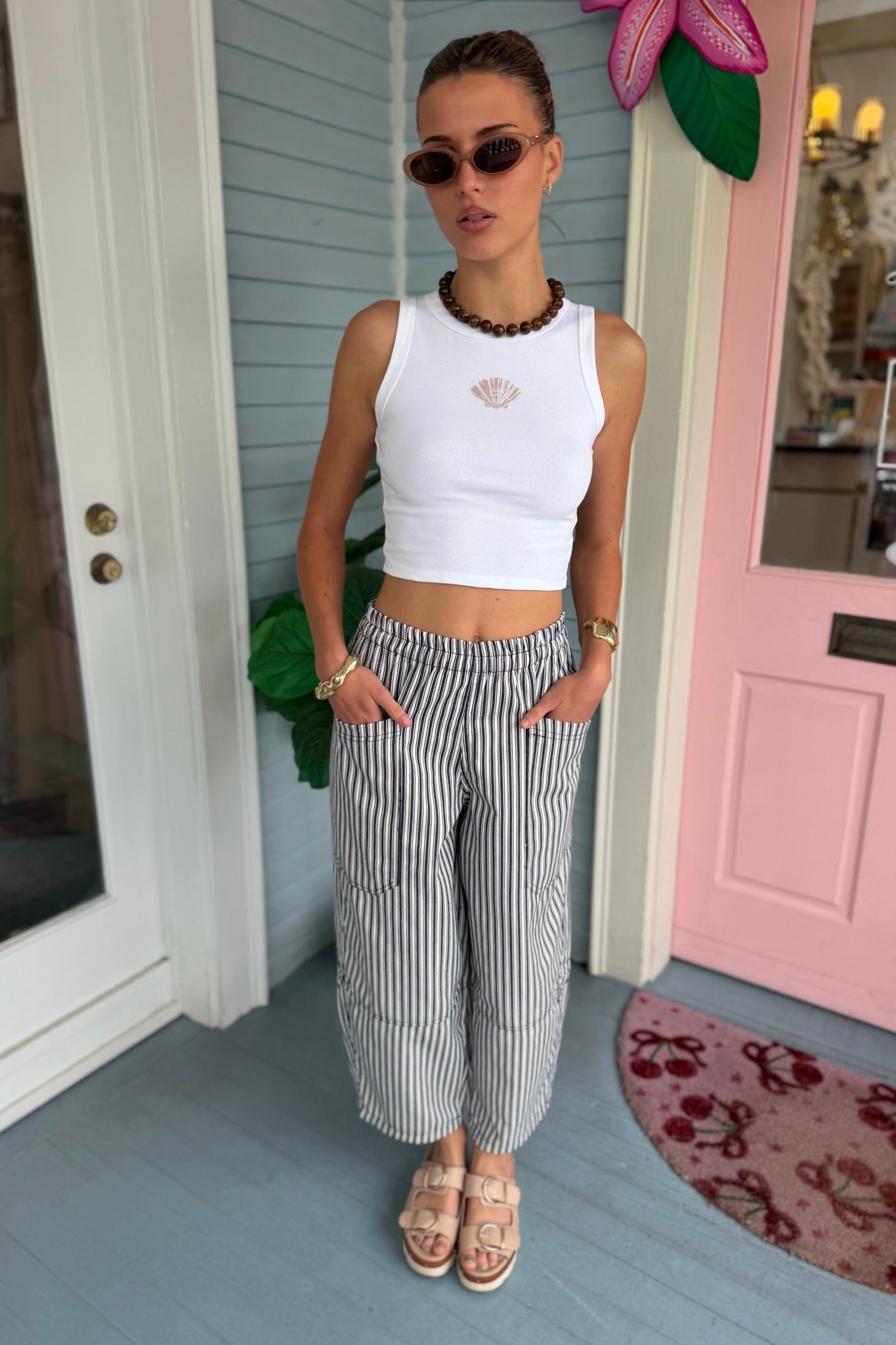Dark Stripe Pant