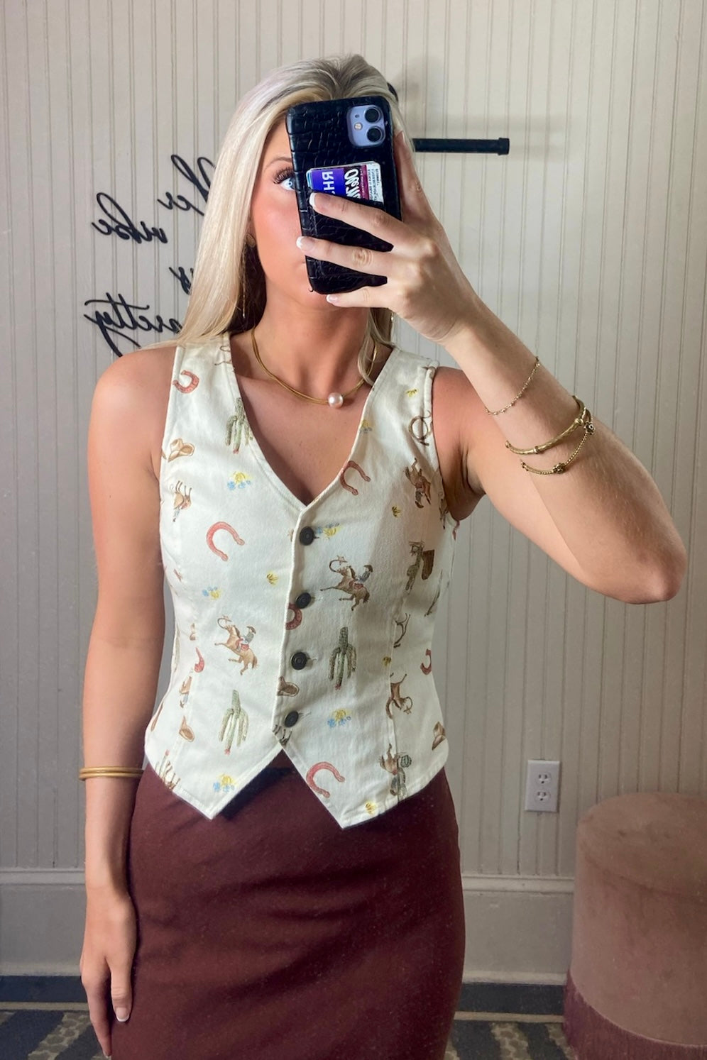Western Vest Top