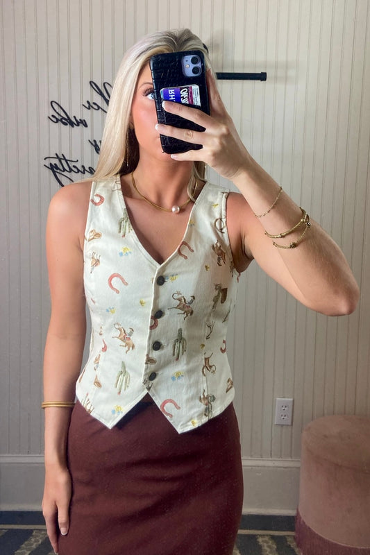 Western Vest Top