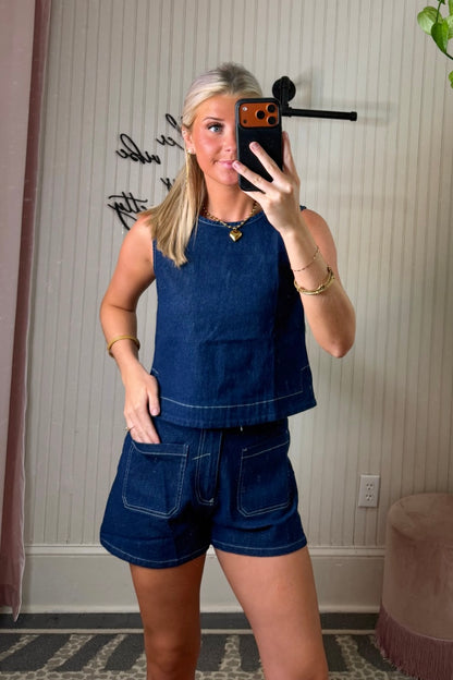 Sweetheart Denim Set